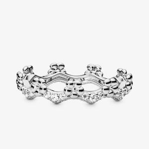 Authentic Pandora Flower Crown Ring